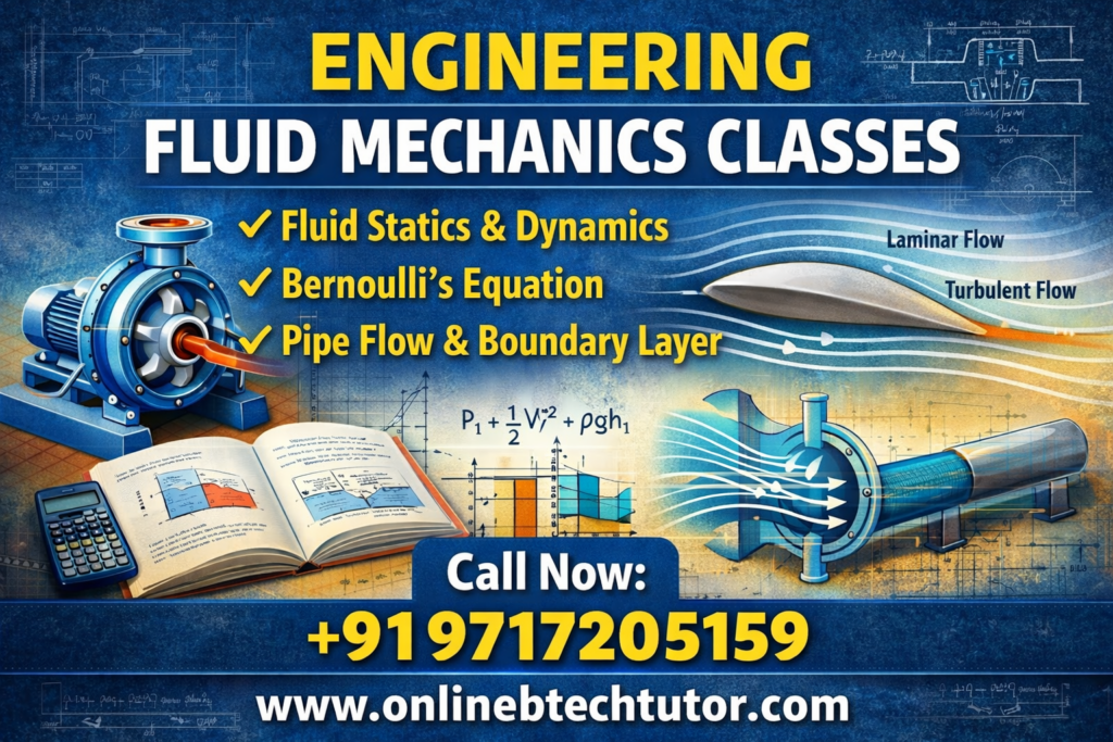 Fluid mechanics classes registration visual