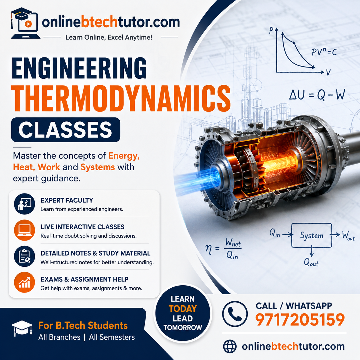 Engineering Thermodynamics Classes