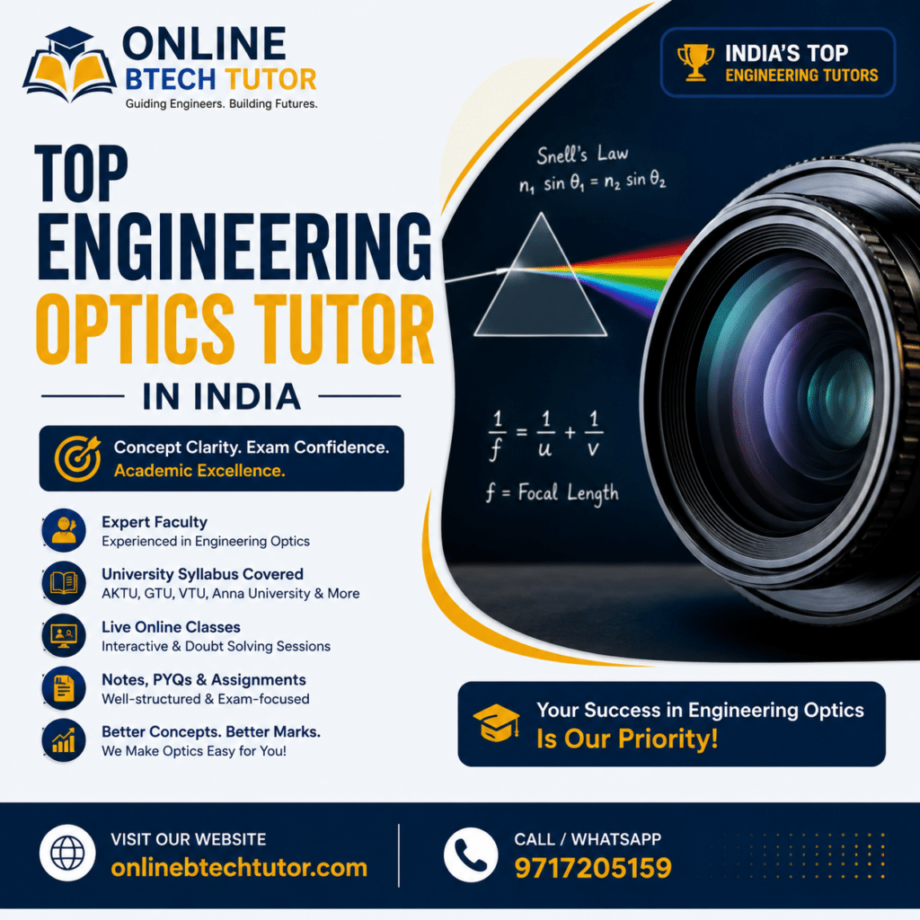 Top Engineering Optics Tutor in India
