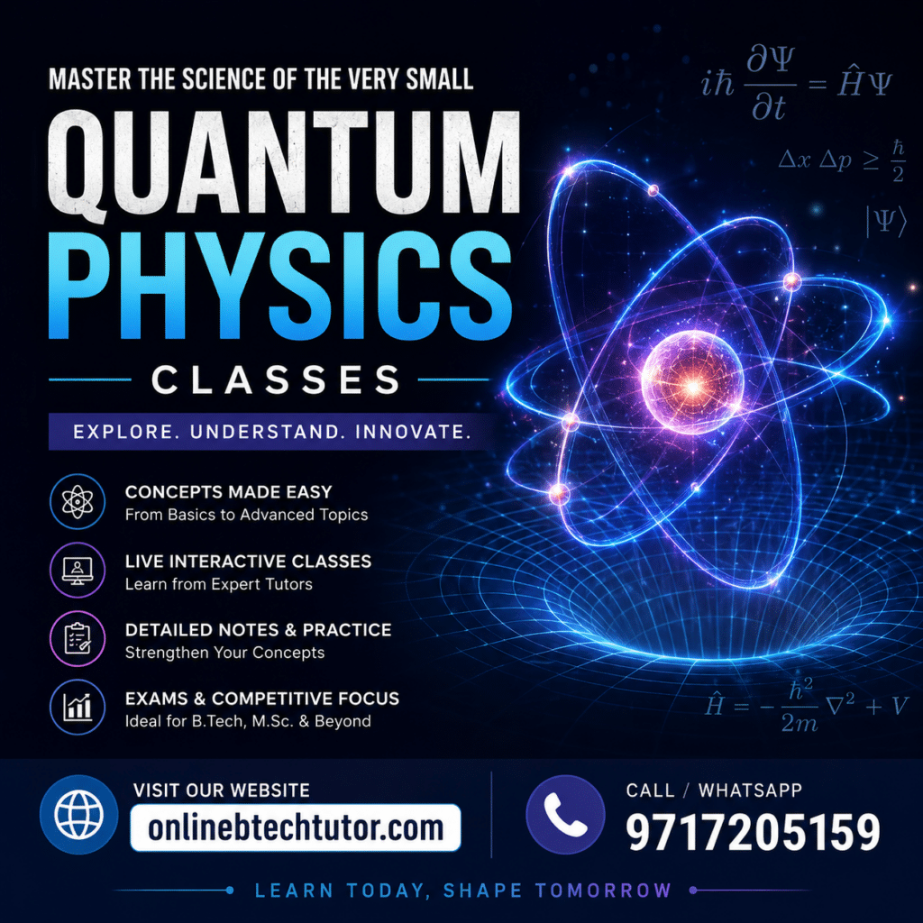 Quantum Physics Classes