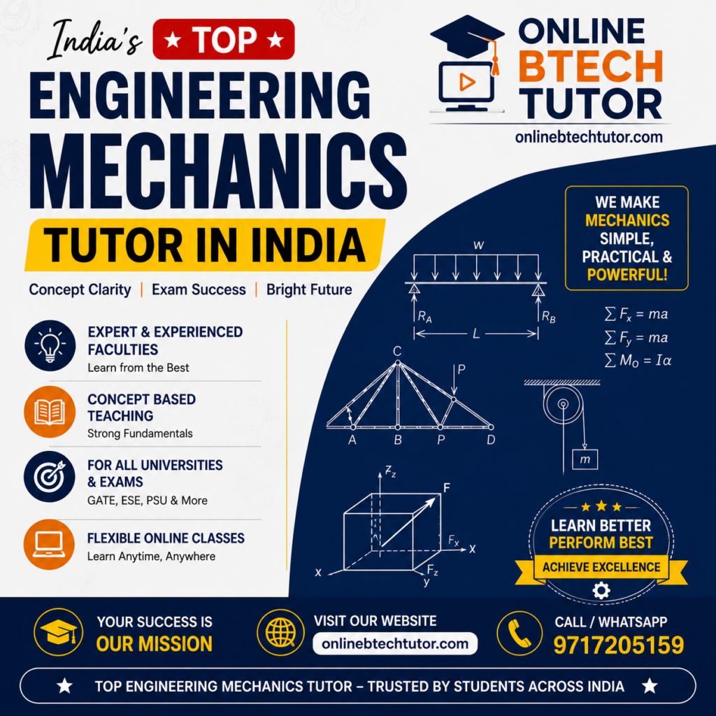 Top Engineering Mechanics Tutor in India 1 Top Engineering Mechanics Tutor in India