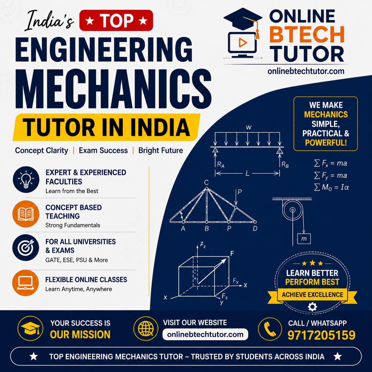 Looking for the Top Engineering Mechanics Tutor in India Top Engineering Mechanics Tutor in India