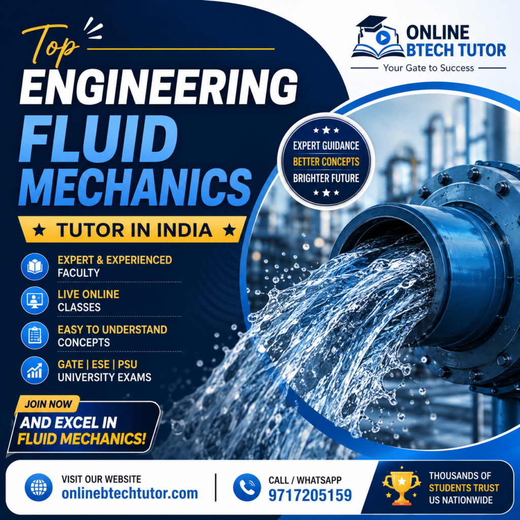 Top Engineering Fluid Mechanics Tutor in India 1 Top Engineering Fluid Mechanics Tutor in India